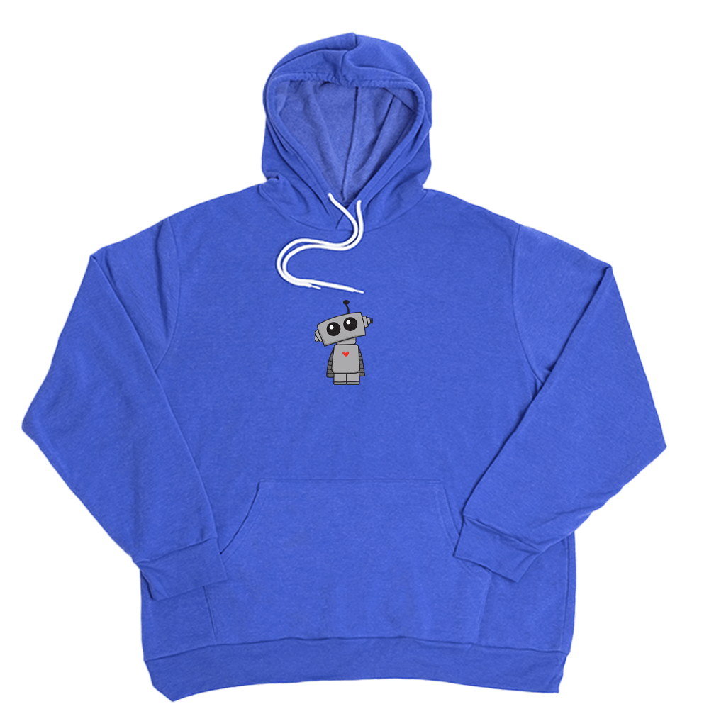 Cute Robot Giant Hoodie - Very Blue - Giant Hoodies