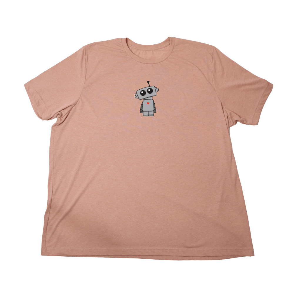 Cute Robot Giant Shirt - Heather Sunset - Giant Hoodies