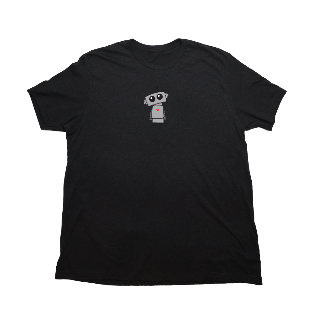 Cute Robot Giant Shirt - Heather Black - Giant Hoodies