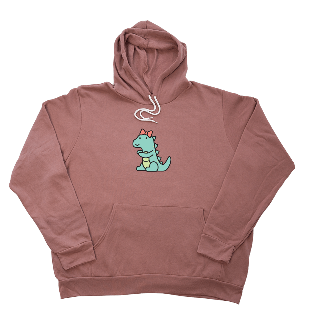 Dino Dani Giant Hoodie - Mauve - Giant Hoodies