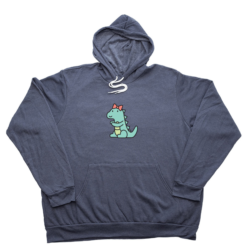 Dino Dani Giant Hoodie - Heather Navy - Giant Hoodies