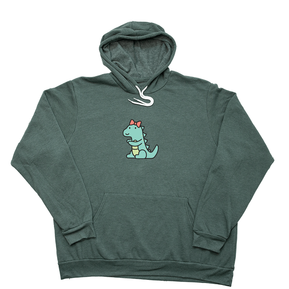 Dino Dani Giant Hoodie - Heather Forest - Giant Hoodies