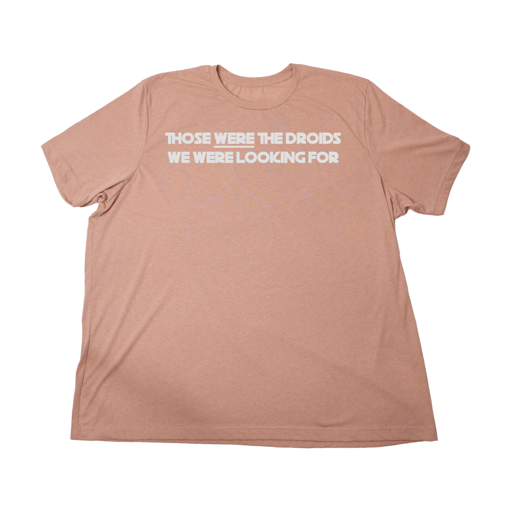 Droids Giant Shirt - Heather Sunset - Giant Hoodies
