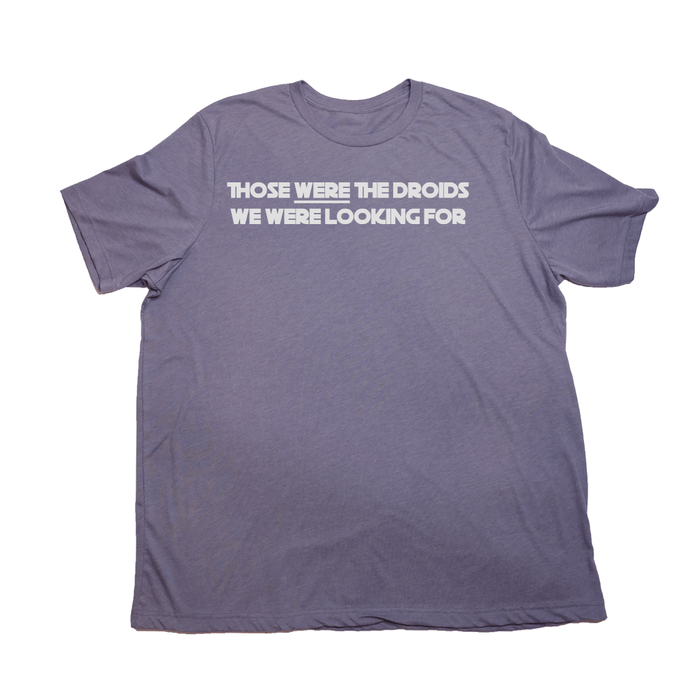 Droids Giant Shirt - Heather Purple - Giant Hoodies