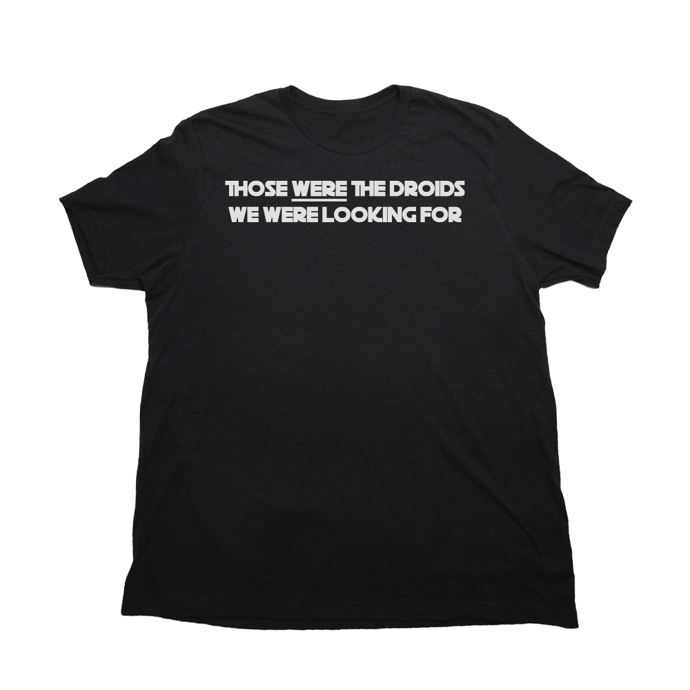 Droids Giant Shirt - Heather Black - Giant Hoodies