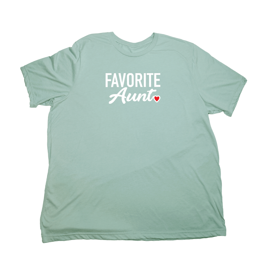 Favorite Aunt Giant Shirt - Pastel Green - Giant Hoodies