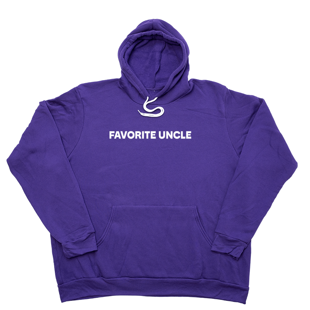 Favorite Uncle Giant Hoodie - Purple - Giant Hoodies