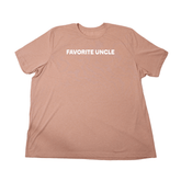 Favorite Uncle Giant Shirt - Heather Sunset - Giant Hoodies