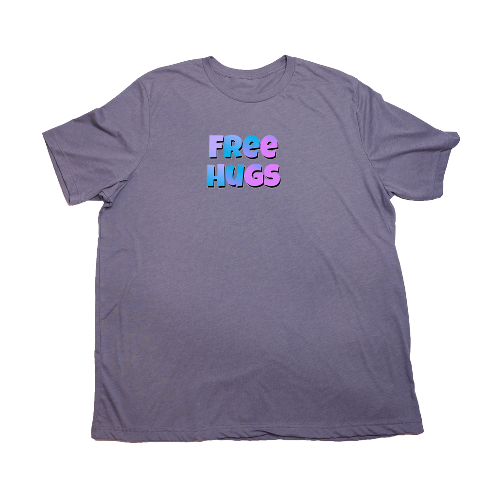 Free Hugs Giant Shirt - Heather Purple - Giant Hoodies