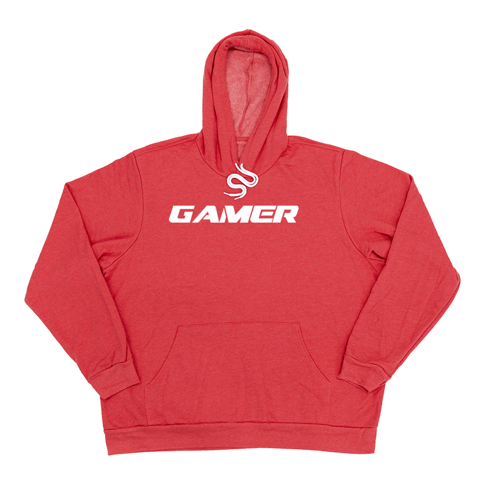 Gamer Giant Hoodie - Heather Red - Giant Hoodies