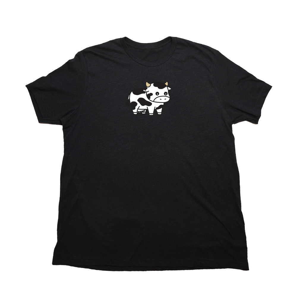 Heather Black Cow Giant Shirt