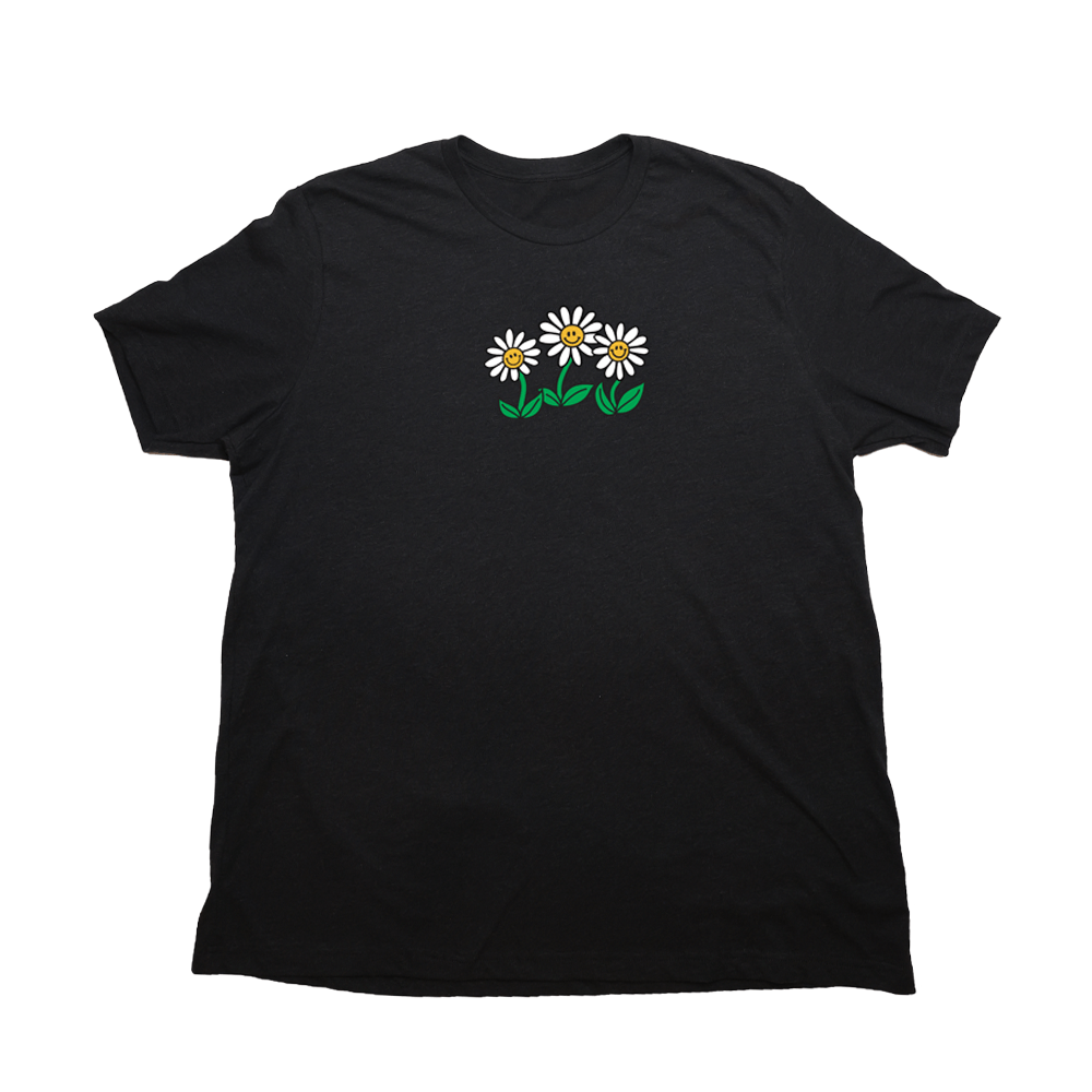 Heather Black Daisy Flowers Giant Shirt