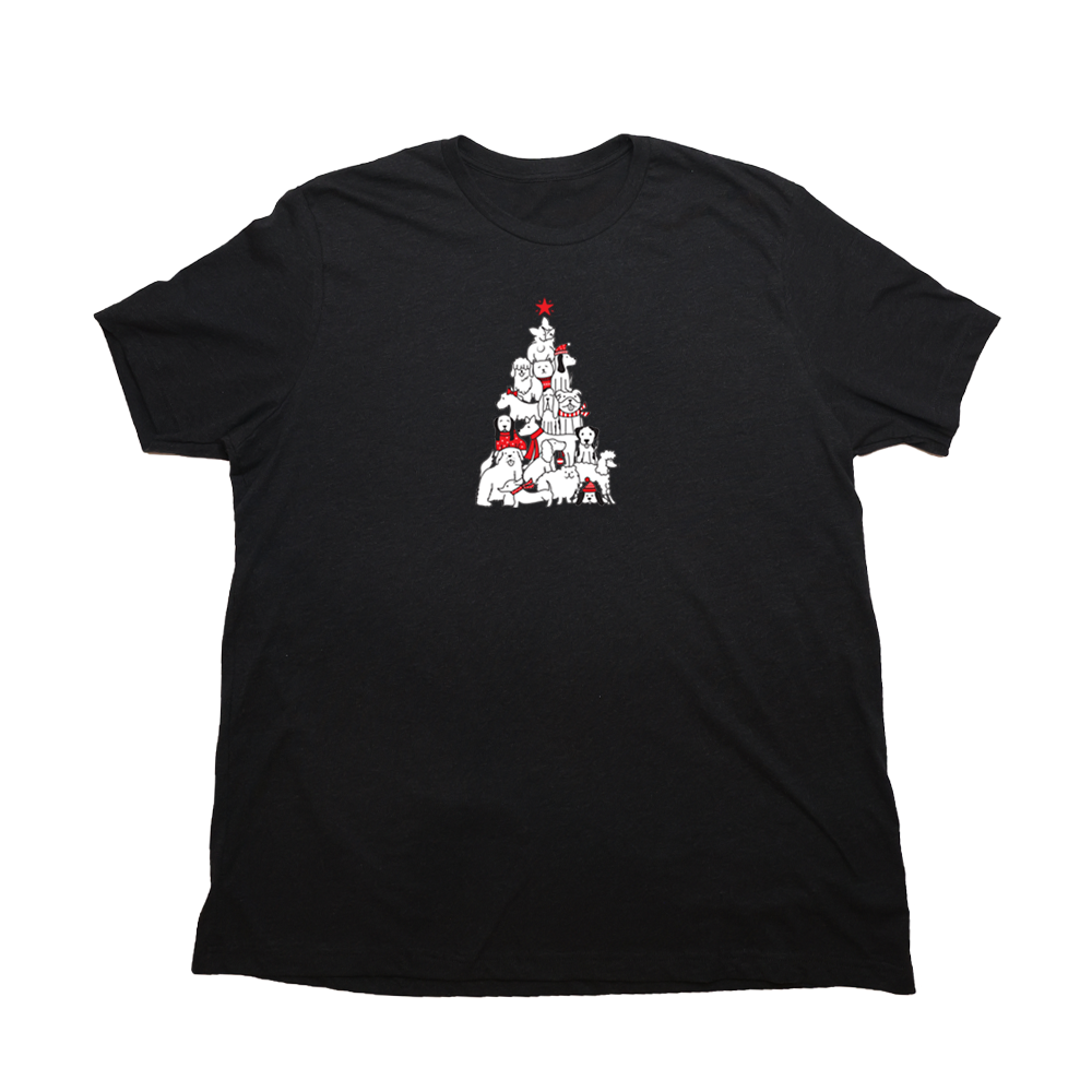 Heather Black Dog Christmas Tree Giant Shirt