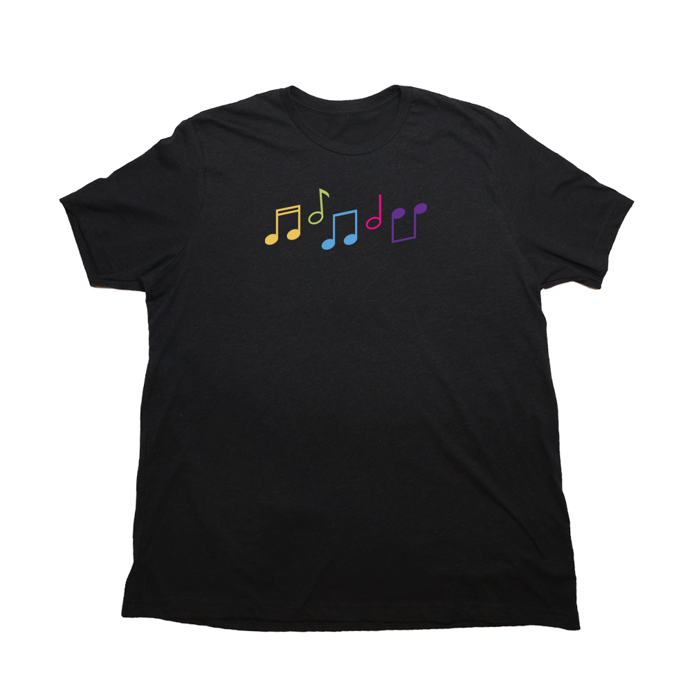 Heather Black Music Notes Giant Shirt