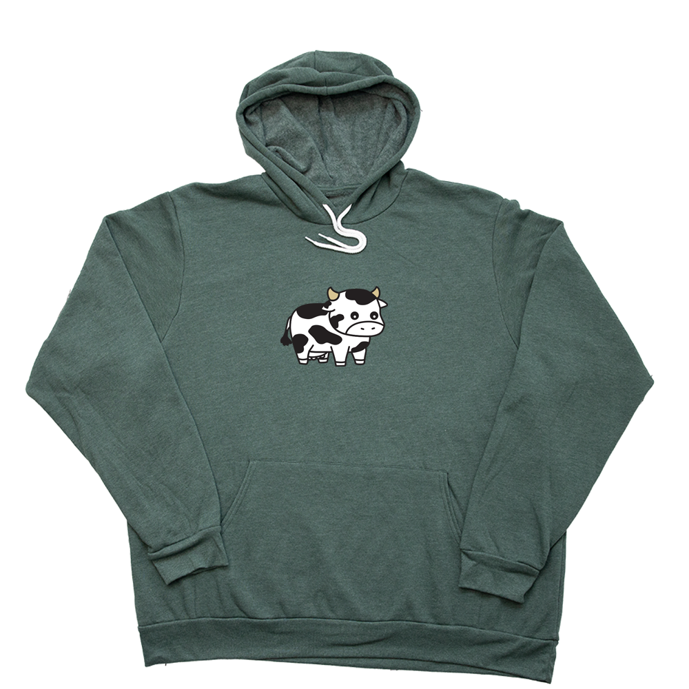 Heather Forest Cow Giant Hoodie