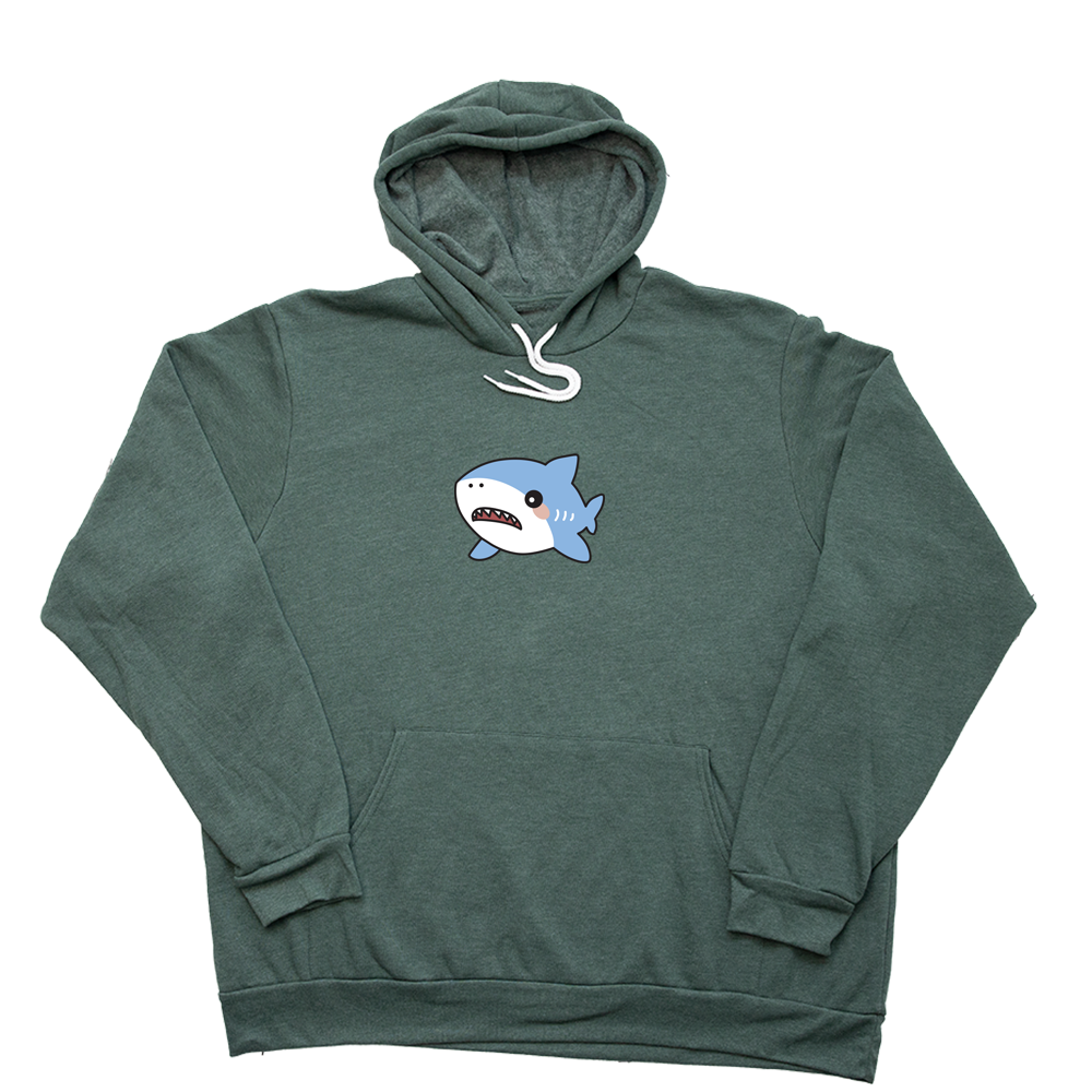 Heather Forest Cute Shark Giant Hoodie