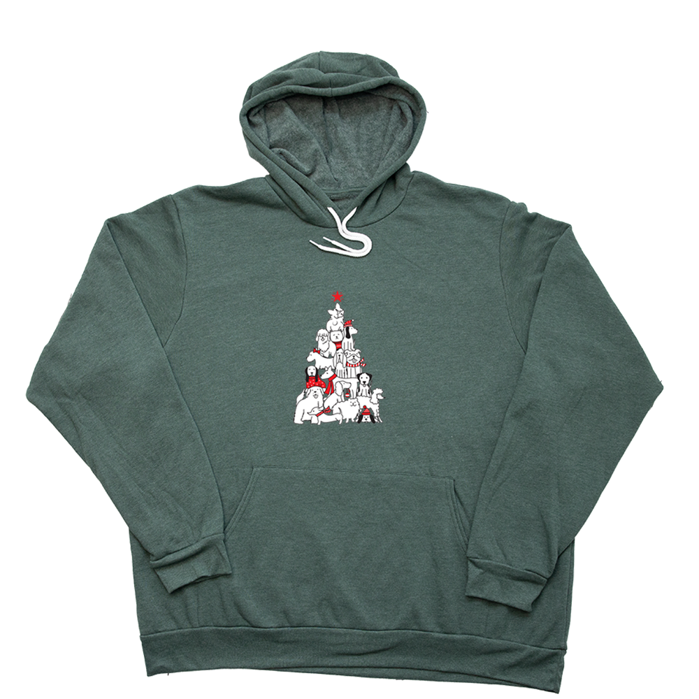 Heather Forest Dog Christmas Tree Giant Hoodie