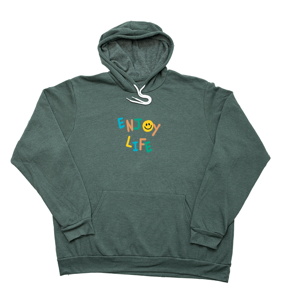 Heather Forest Enjoy Life Giant Hoodie