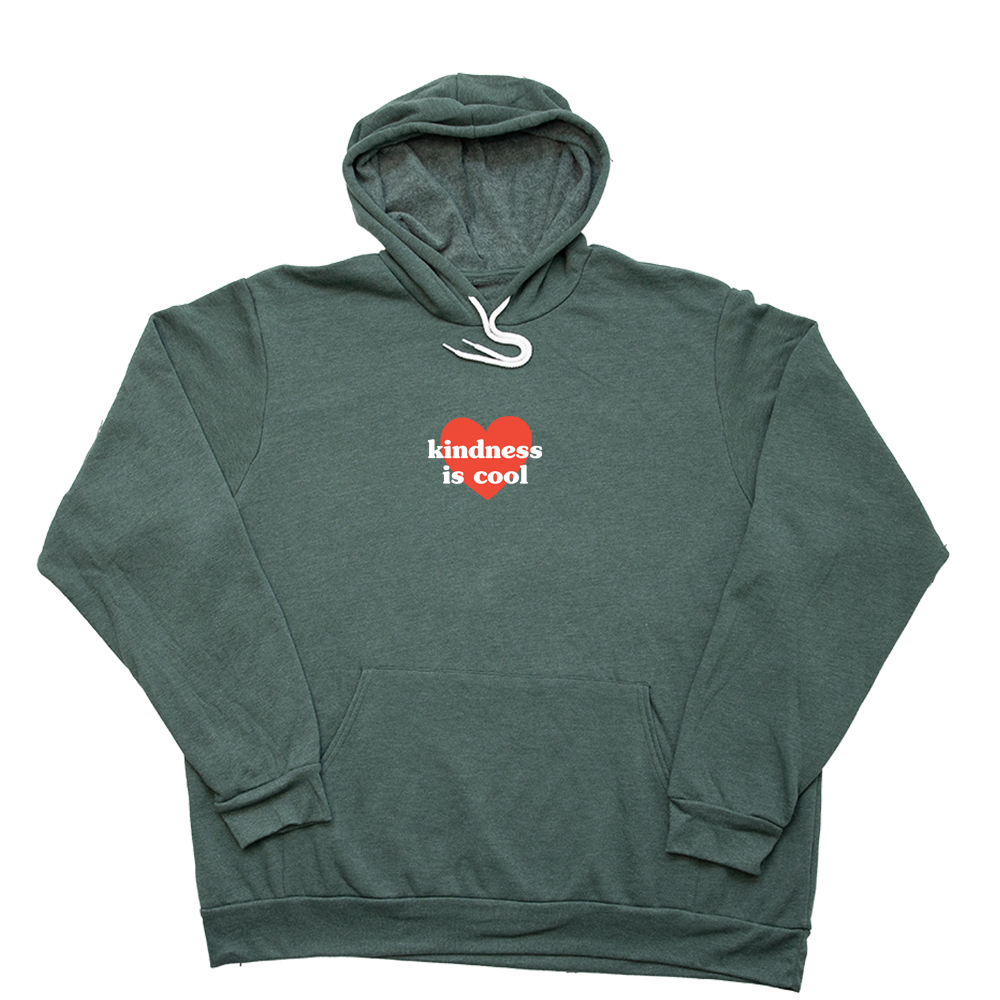Heather Forest Kindness Is Cool Giant Hoodie