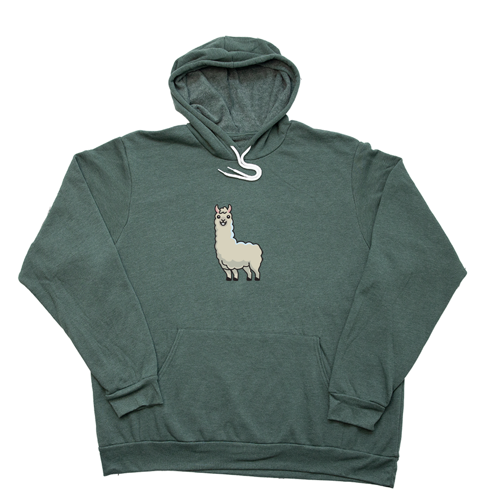 Heather Forest Llama Giant Hoodie
