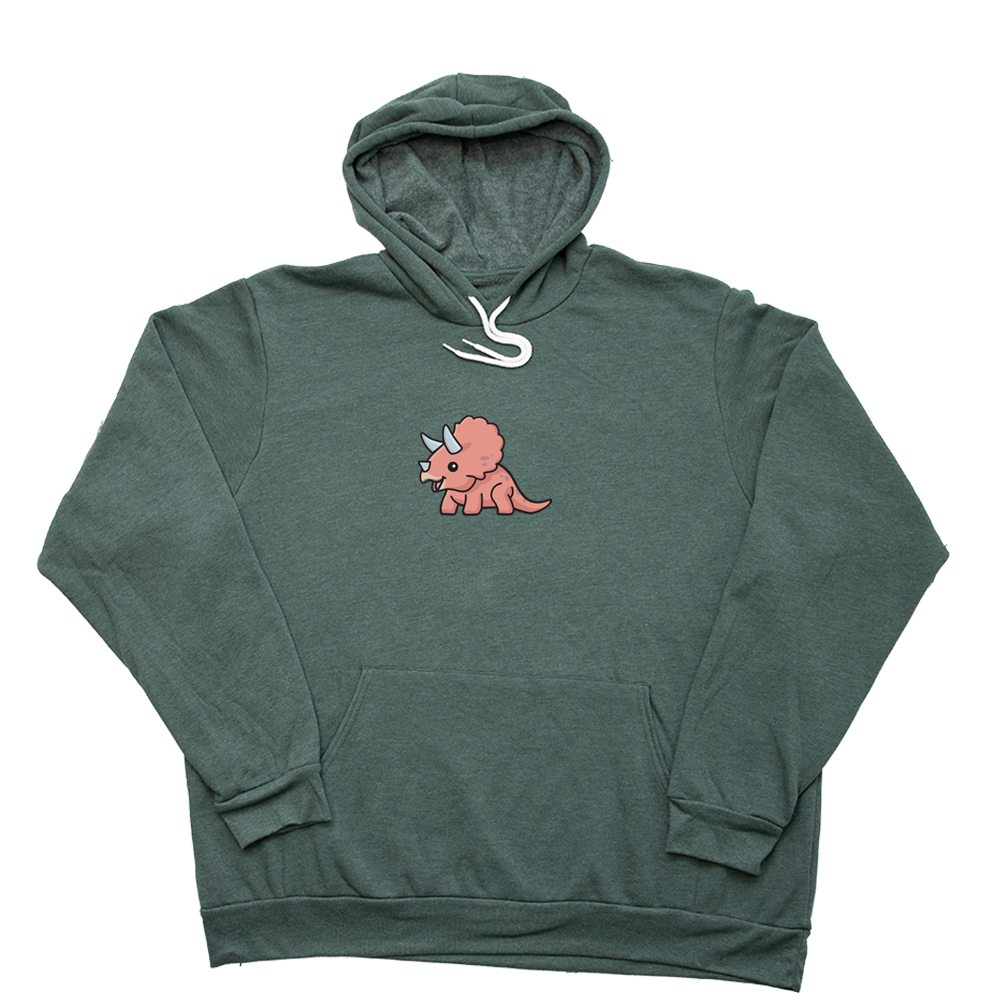 Heather Forest Triceratops Giant Hoodie