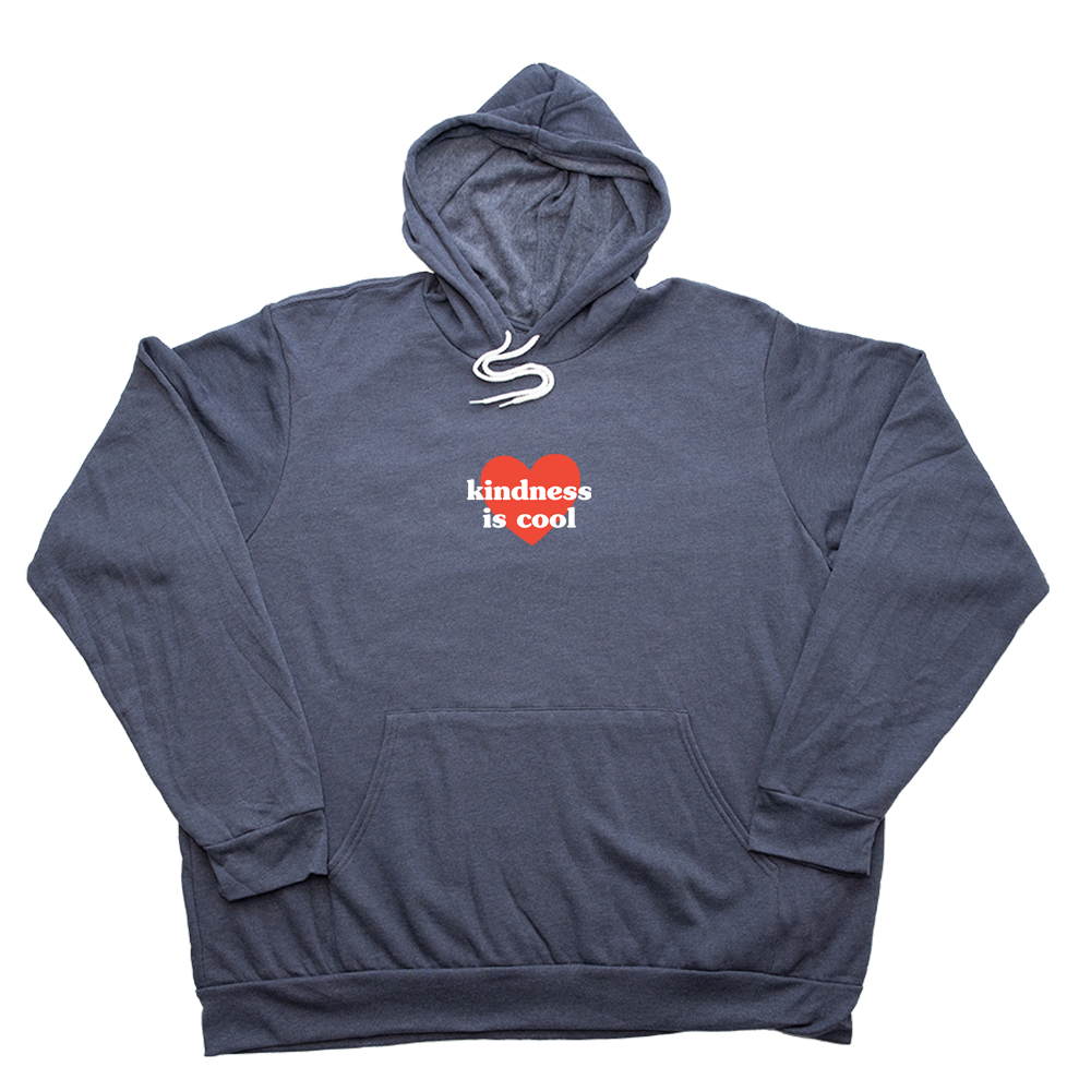 Heather Navy Kindness Is Cool Giant Hoodie