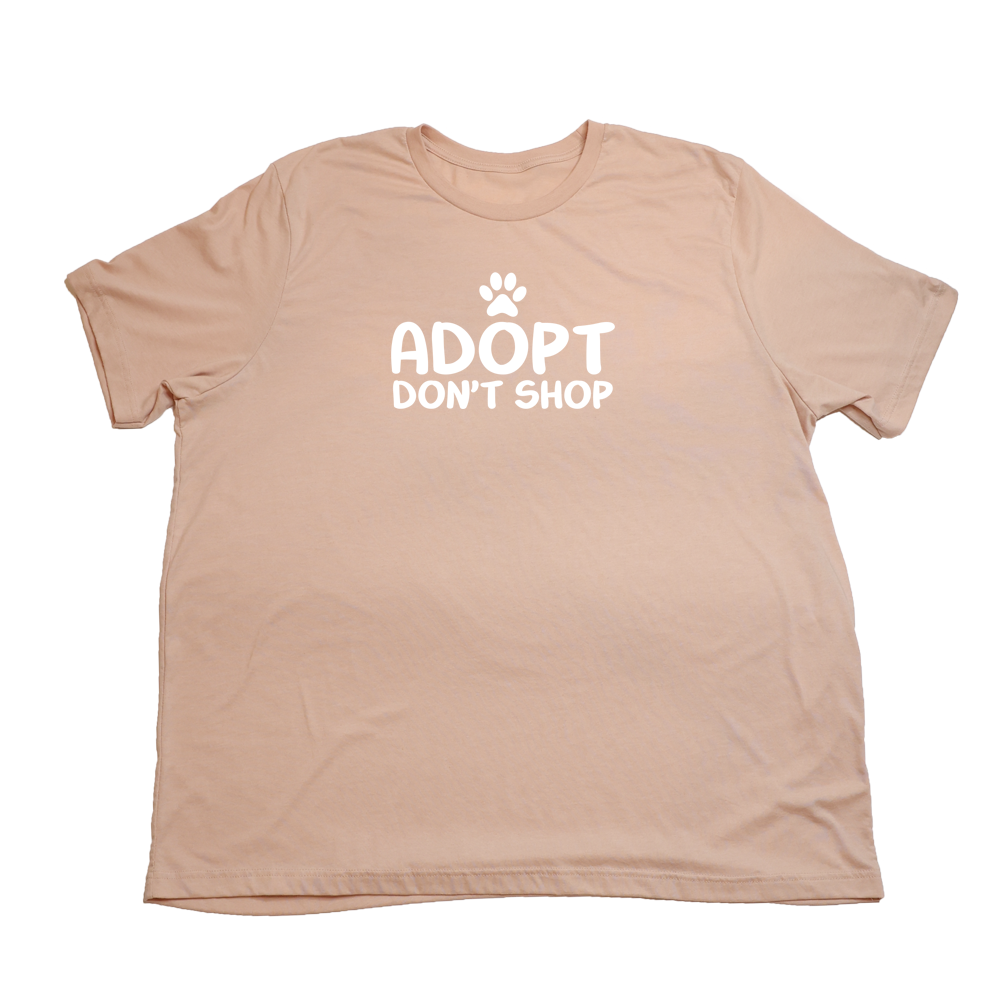 Heather Peach Adopt Dont Shop Giant Shirt