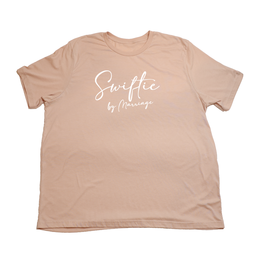 Heather Peach Swiftie By Marriage Giant Shirt