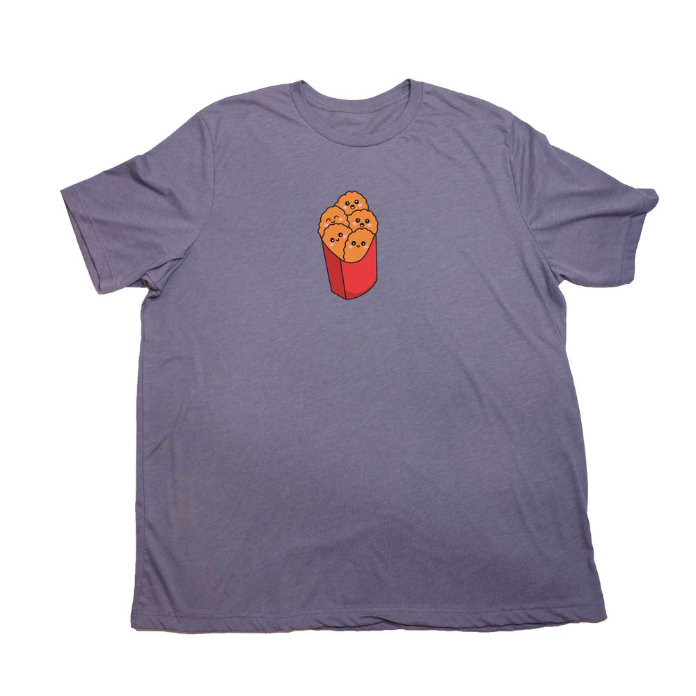 Heather Purple Chicken Nuggets Giant Shirt