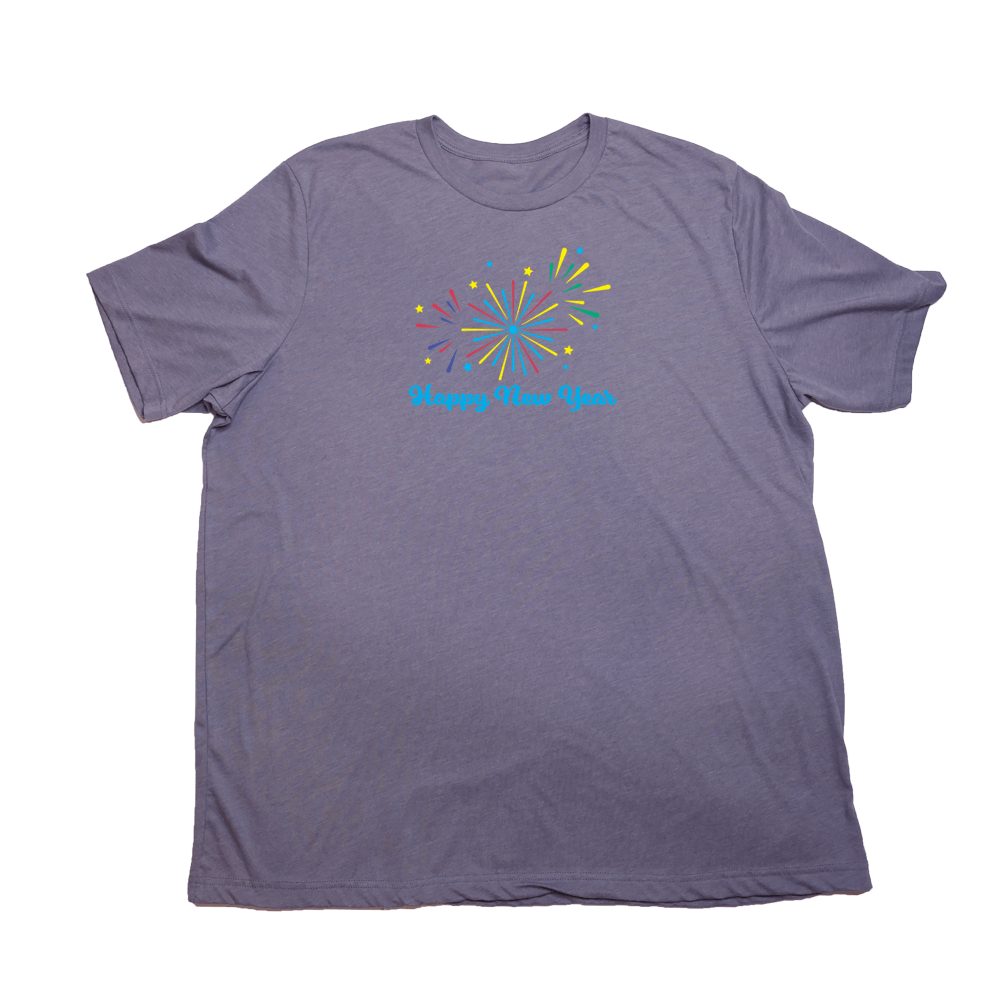 Heather Purple Happy New Year Giant Shirt