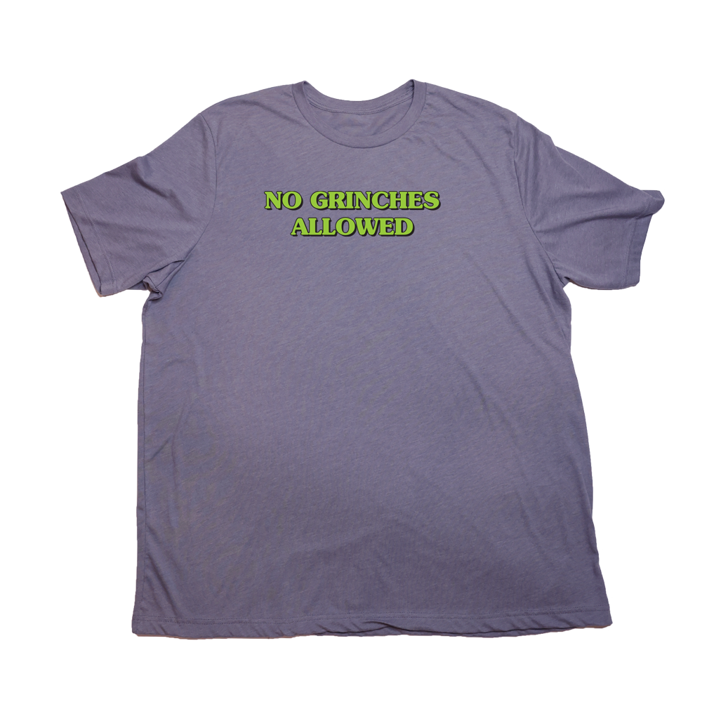 Heather Purple No Grinches Allowed Giant Shirt