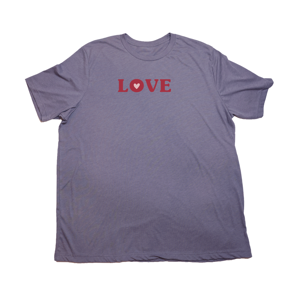 Heather Purple Red Love Giant Shirt
