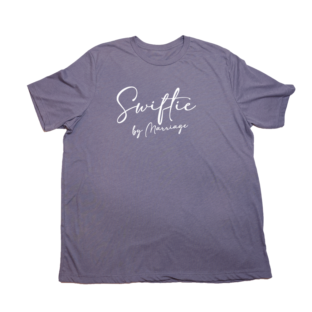 Heather Purple Swiftie By Marriage Giant Shirt