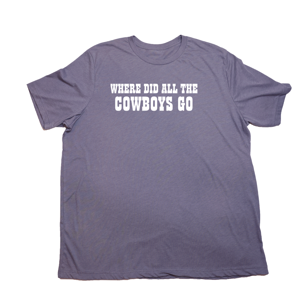 Heather Purple Where Did All The Cowboys Go Giant Shirt