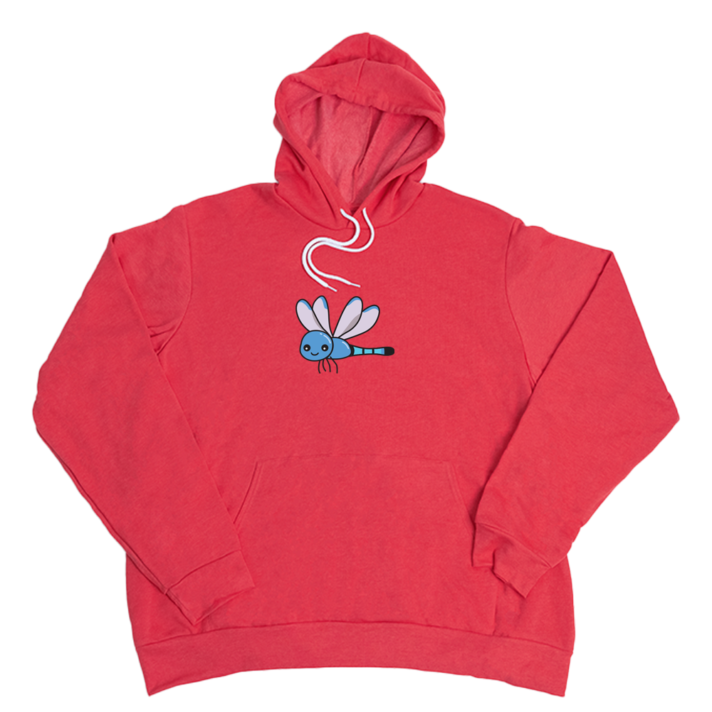 Heather Red Dragon Fly Giant Hoodie