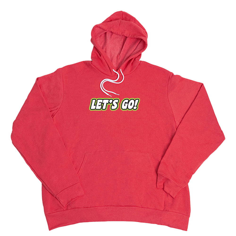 Heather Red Lets Go Giant Hoodie