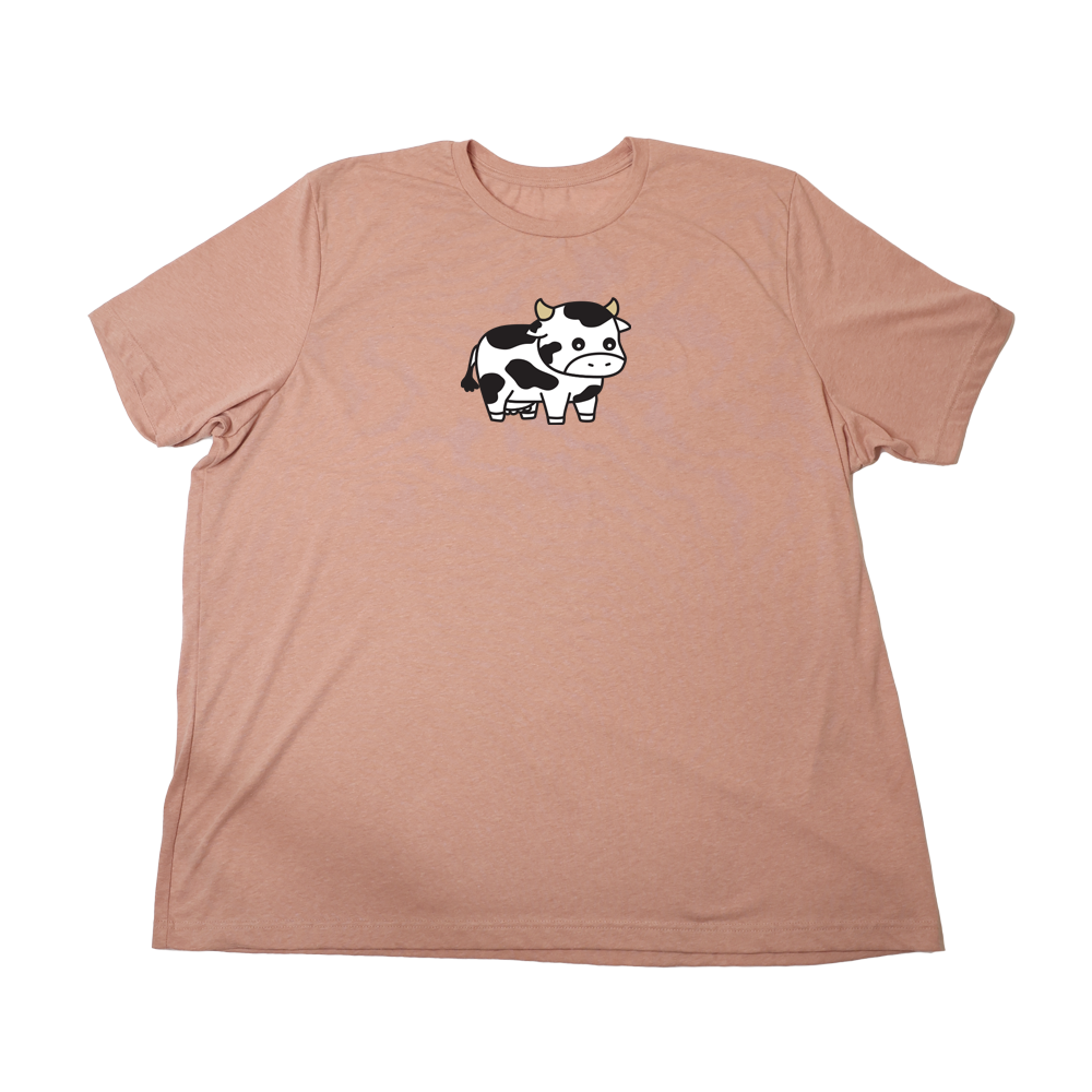 Heather Sunset Cow Giant Shirt