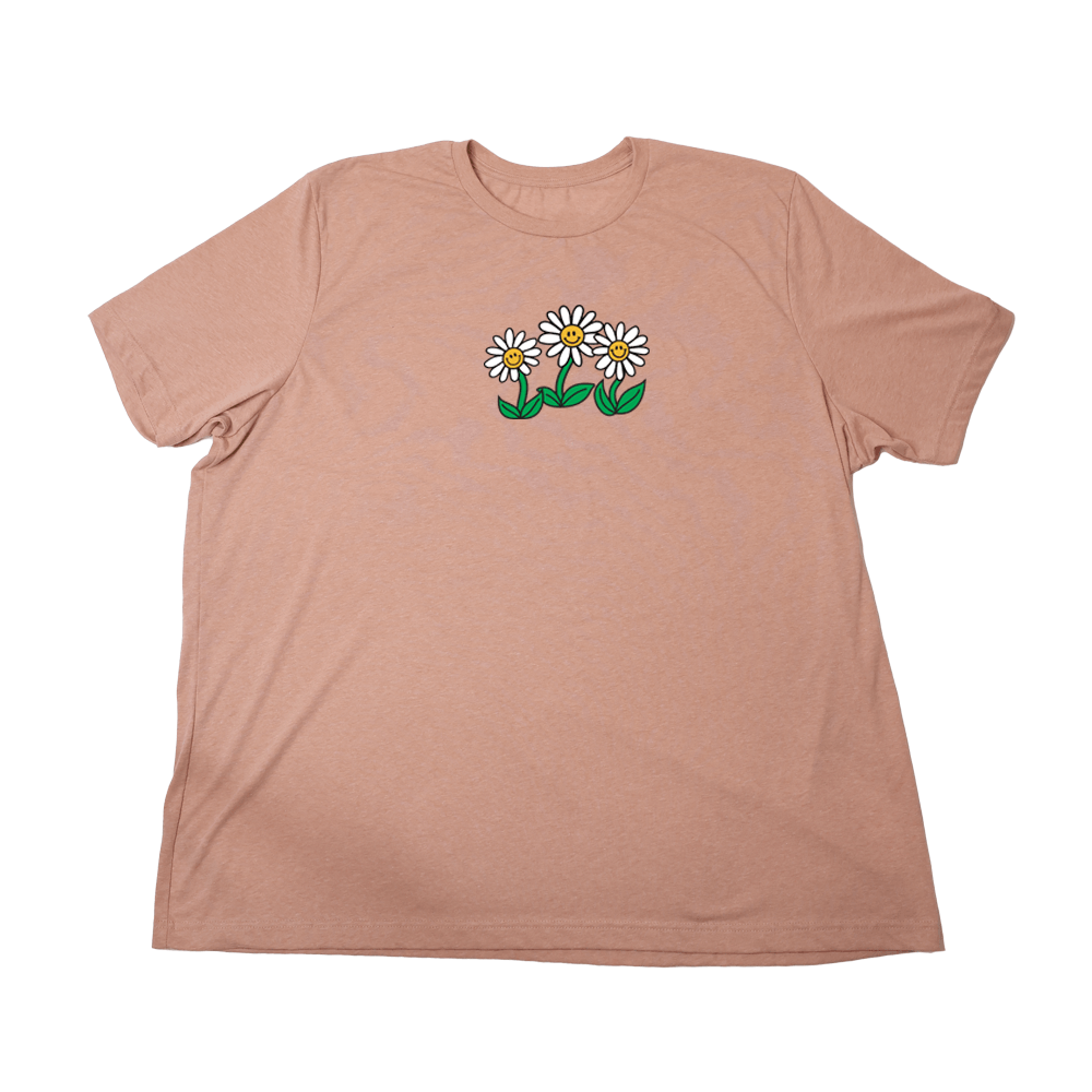 Heather Sunset Daisy Flowers Giant Shirt