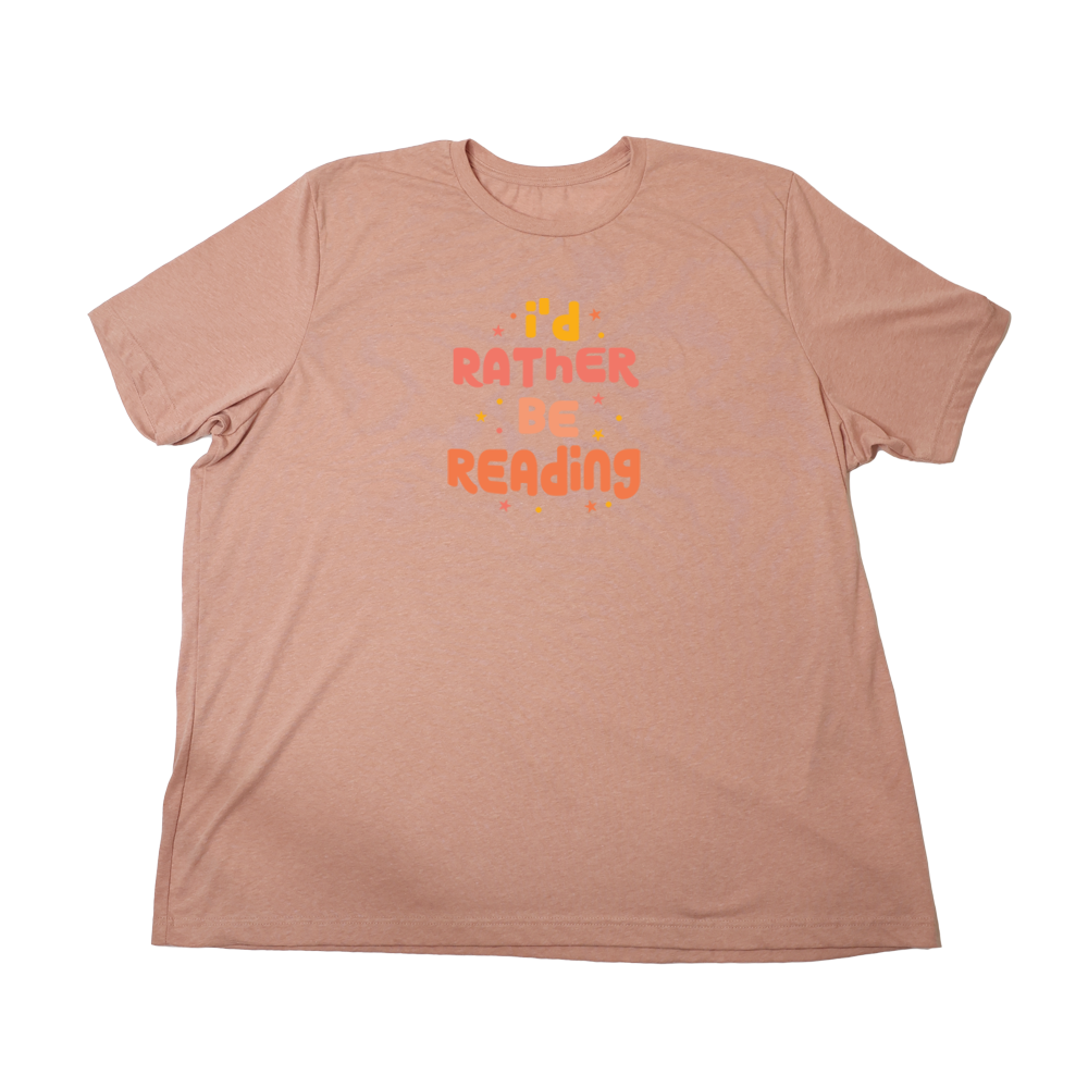Heather Sunset Rather Be Reading Giant Shirt