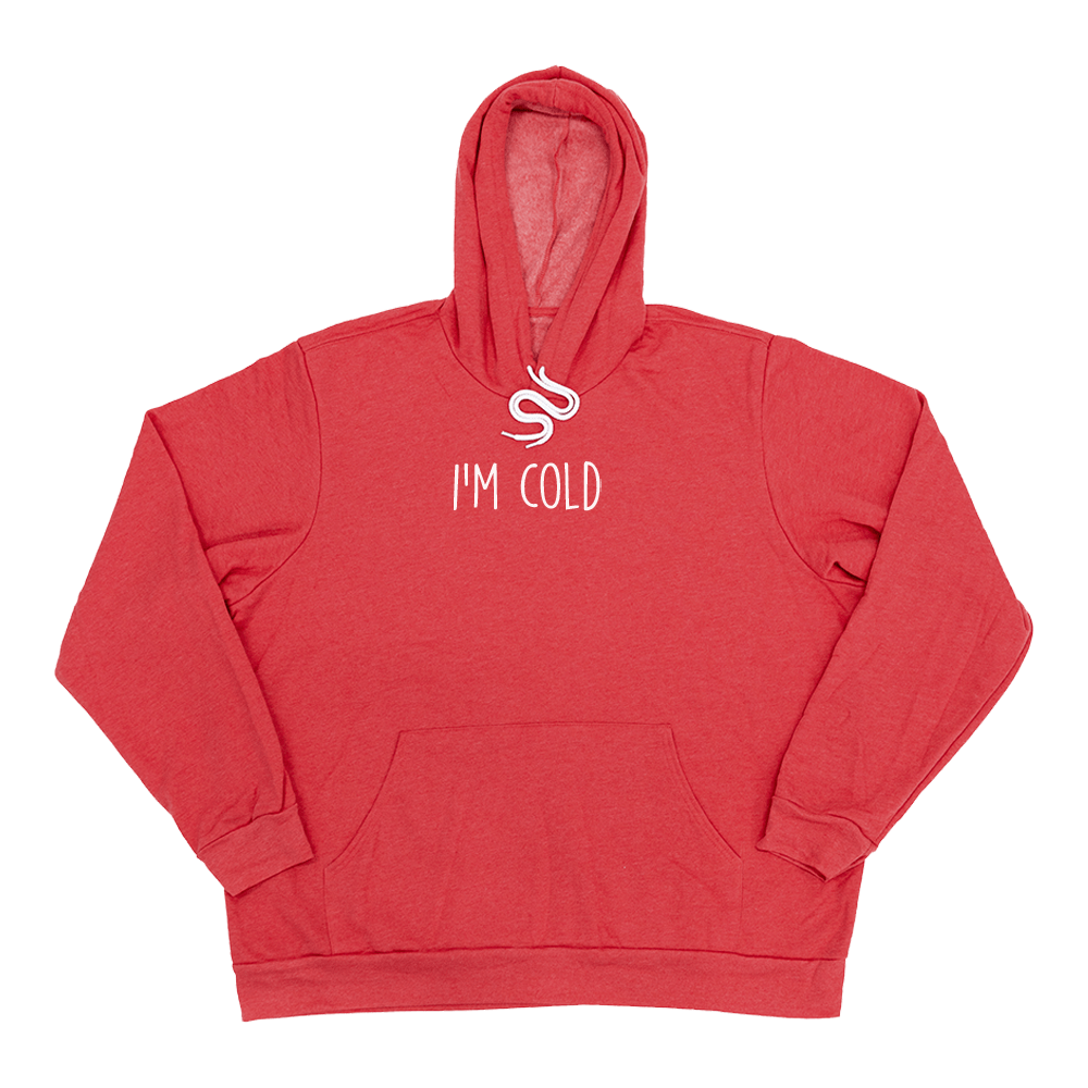 Im Cold Giant Hoodie - Heather Red - Giant Hoodies