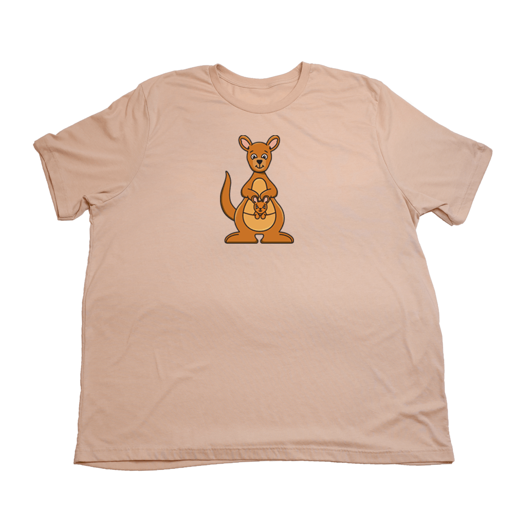 Kangaroo Giant Shirt - Heather Peach - Giant Hoodies
