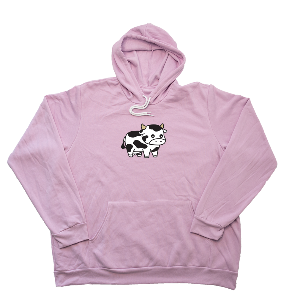 Light Pink Cow Giant Hoodie
