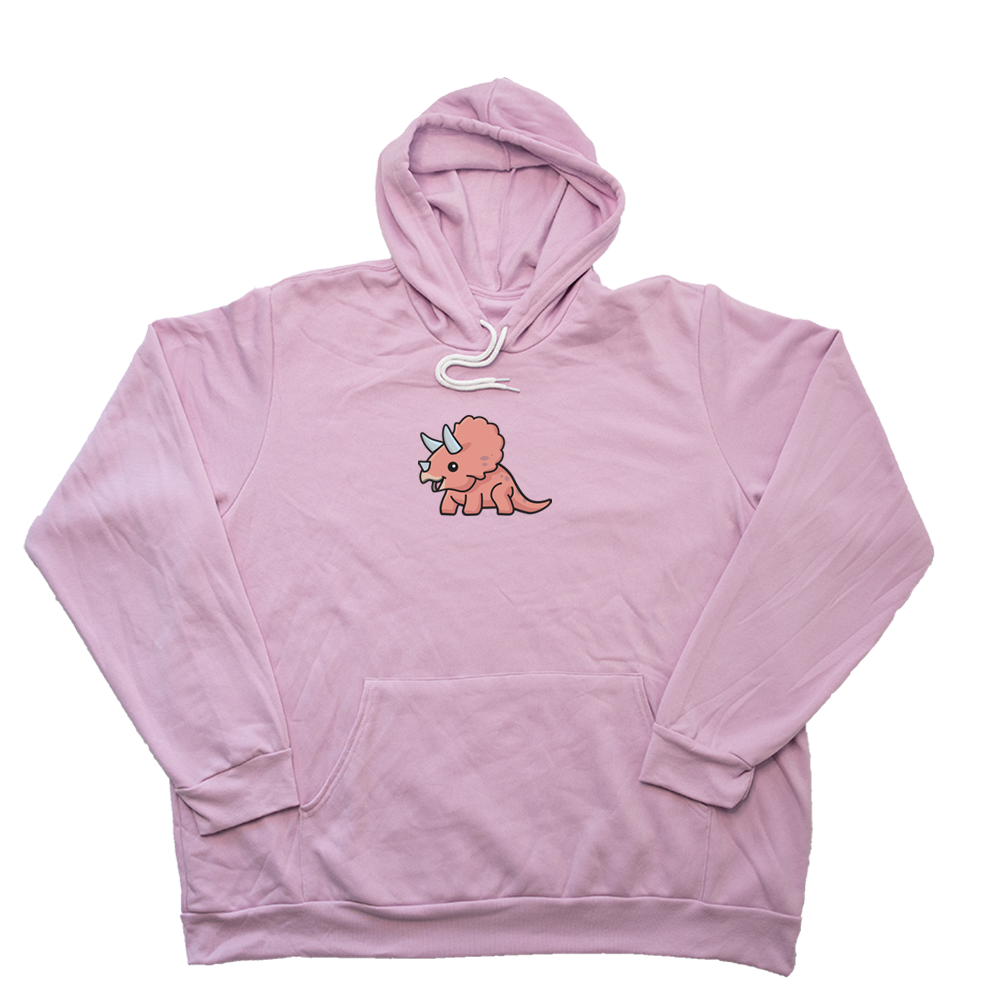 Light Pink Triceratops Giant Hoodie