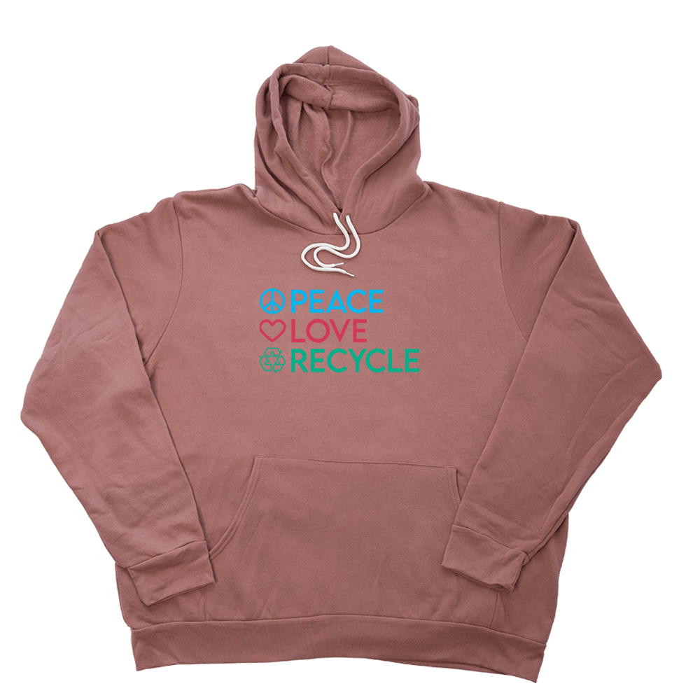 Mauve Recycle Giant Hoodie