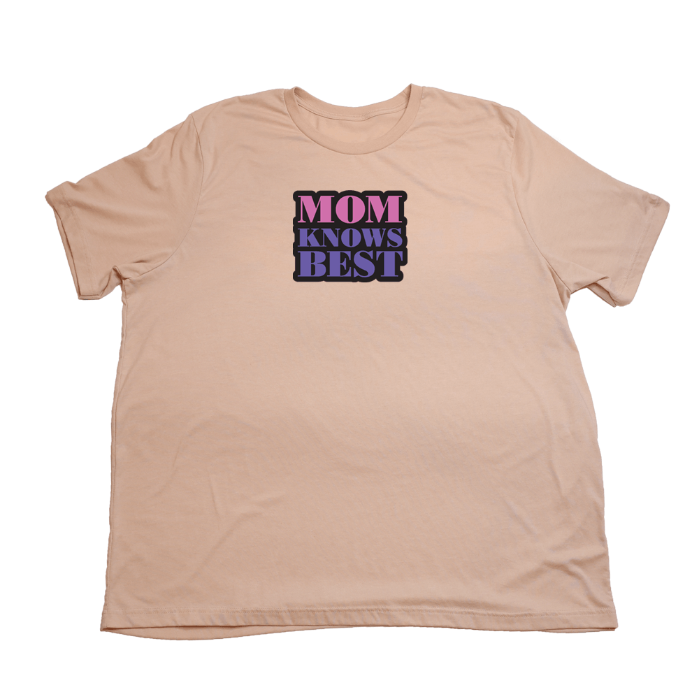 Mom Knows Best Giant Shirt - Heather Peach - Giant Hoodies