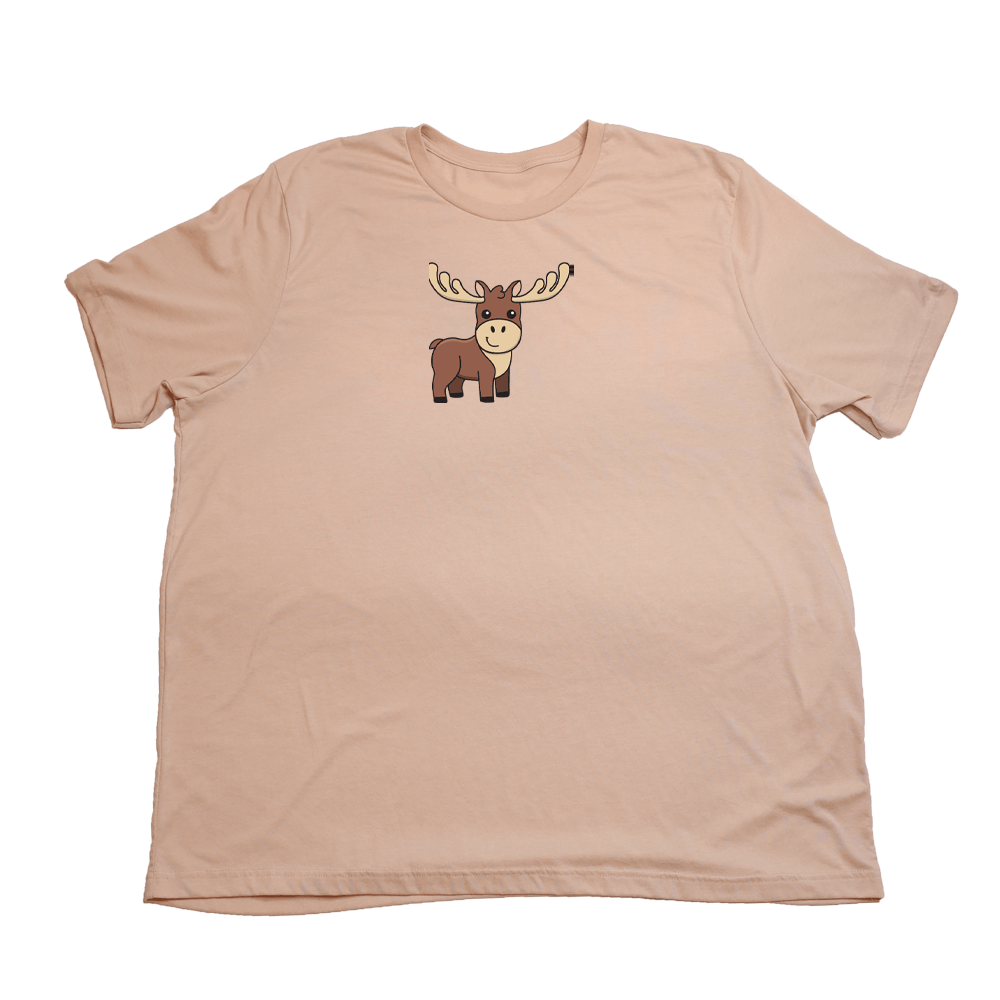 Moose Giant Shirt - Heather Peach - Giant Hoodies