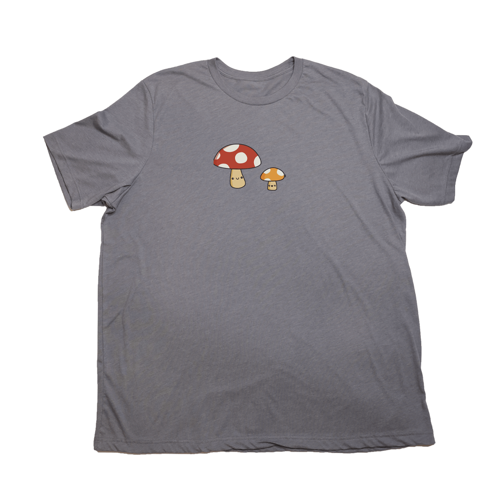 Mushrooms Giant Shirt - Heather Storm - Giant Hoodies