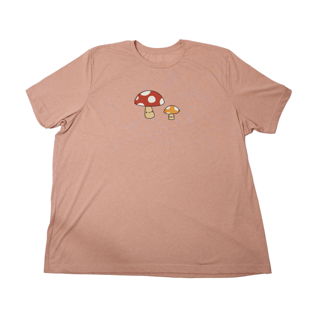 Mushrooms Giant Shirt - Heather Sunset - Giant Hoodies