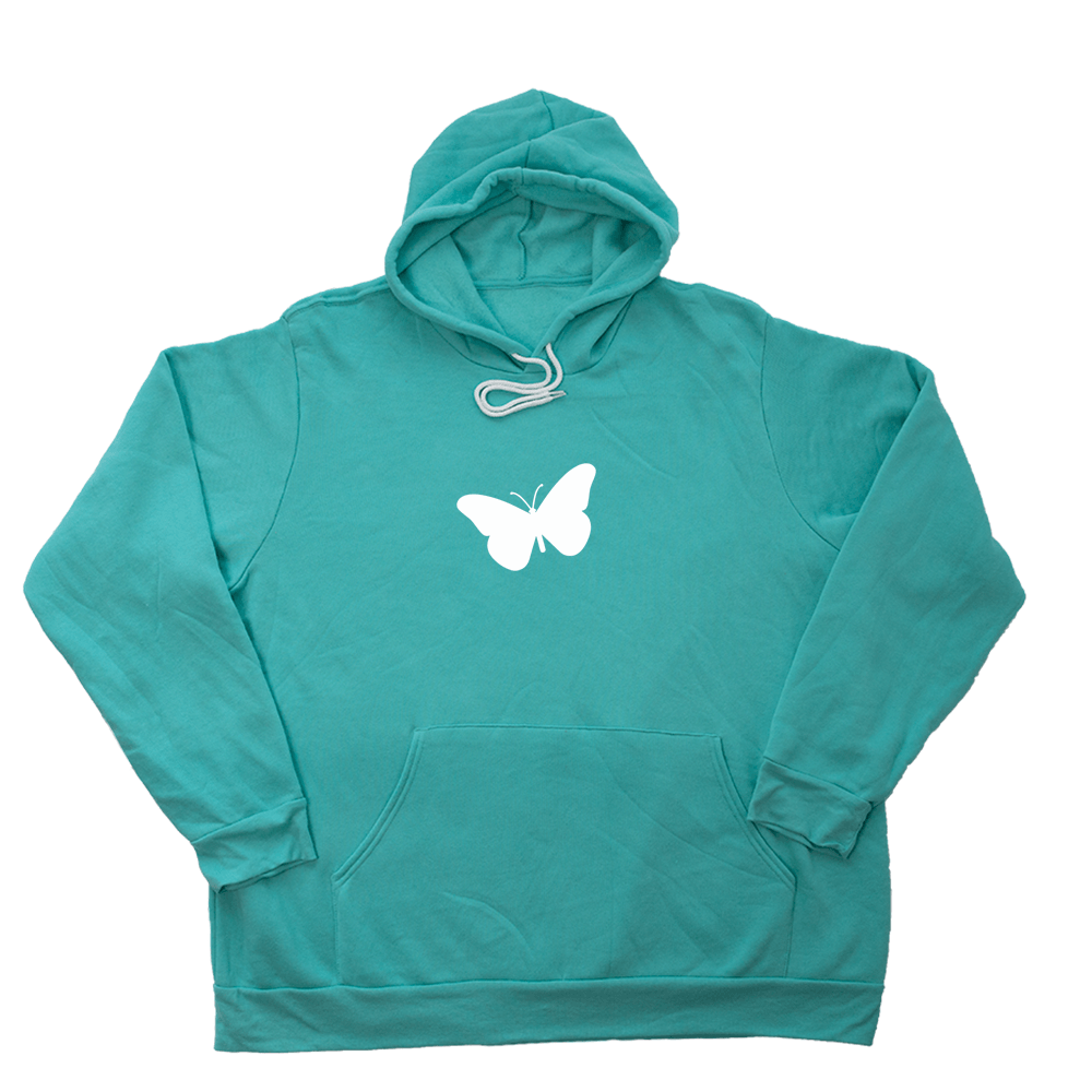 Teal Butterfly Giant Hoodie