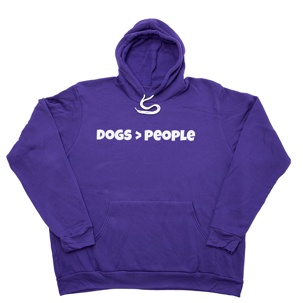 Black Dogs Over People Giant Hoodie